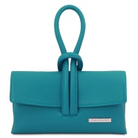 Tuscany Leather TL Bag - Leather clutch - Turquoise